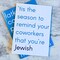 Hanukkah Greeting Cards - 24-Pack Holiday Card Set with 12 Fun and Festive Hanukkah Designs, Perfect for Sharing Happy Hanukkah Wishes with Family and Friends, Blank Inside for Personalized Messages - Playful and Modern Jewish Holiday Stationery